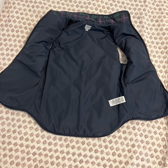 J.Crew Tartan Plaid Quilted Puffer Vest Size XS - Picture 10 of 15